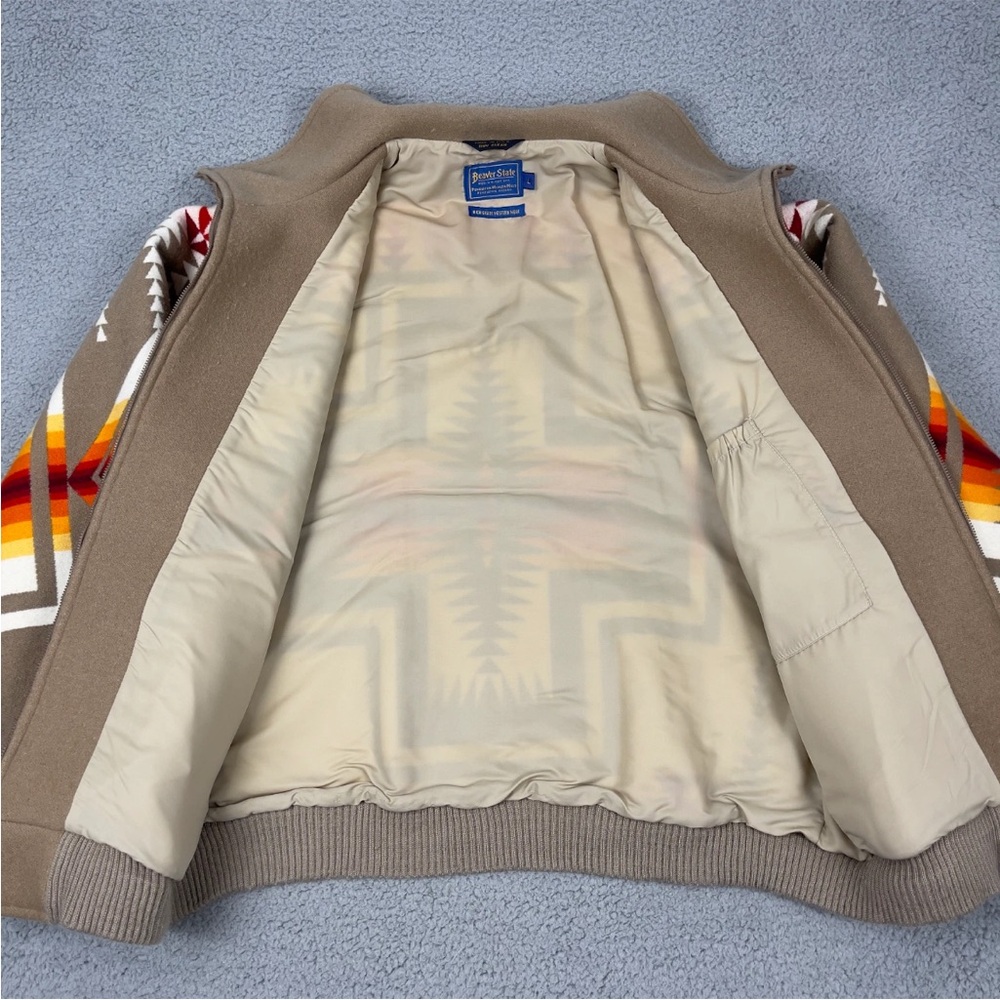 Pendleton Chief Joseph Geometric Patterned Zip-Up… - image 5